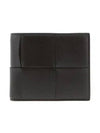 Intrecciato Leather Half Wallet Fondant - BOTTEGA VENETA - BALAAN 3