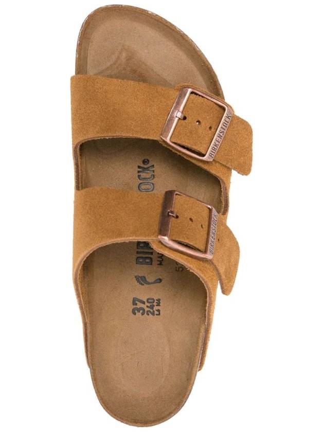 Birkenstock Sandals Leather Brown - BIRKENSTOCK - BALAAN 4