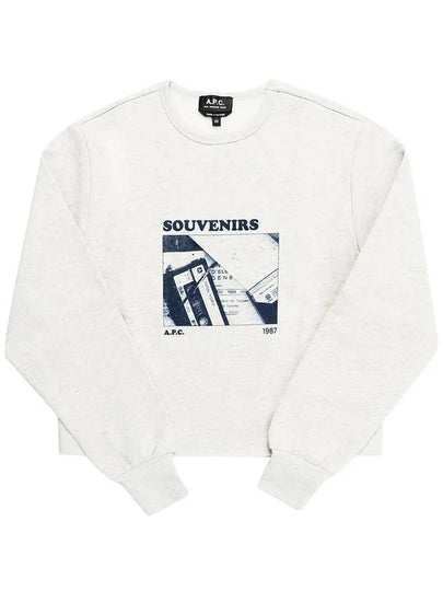 Cassettes Sweatshirt Heather Ecru - A.P.C. - BALAAN 2