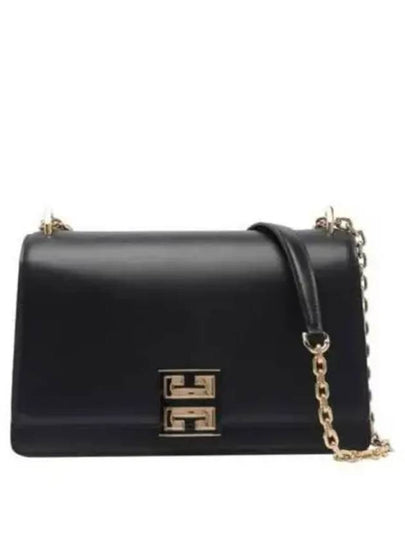 4G Chain Medium Leather Shoulder Bag Black - GIVENCHY - BALAAN 2