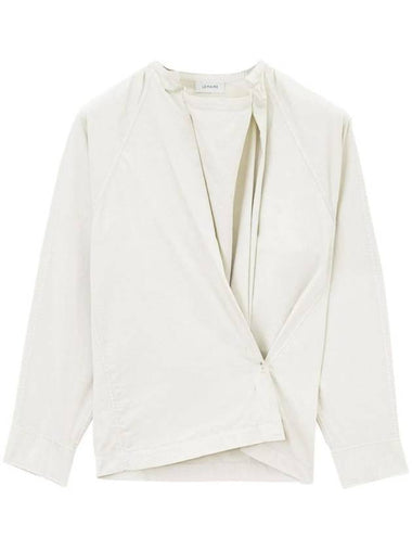 Twist Blouse Ivory - LEMAIRE - BALAAN 1