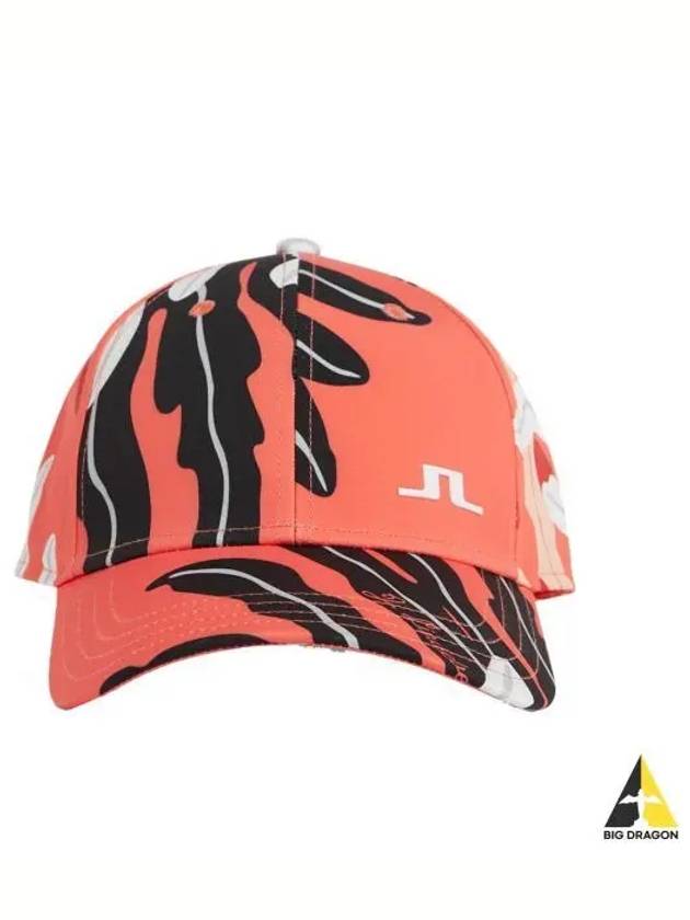 Golf Asta Print Cap GWAC10028 G140 Women's Asta Print Cap - J.LINDEBERG - BALAAN 2