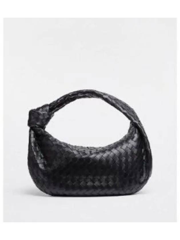 Intrecciato Jody Small Shoulder Bag Black - BOTTEGA VENETA - BALAAN 2