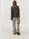 Tweed Wool Zip-up Shirt Black MM223SH001BLK - MONTSENU - BALAAN 3