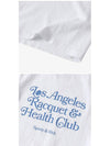 LA Racquet Club Logo Cotton Short Sleeve T-Shirt White - SPORTY & RICH - BALAAN 4