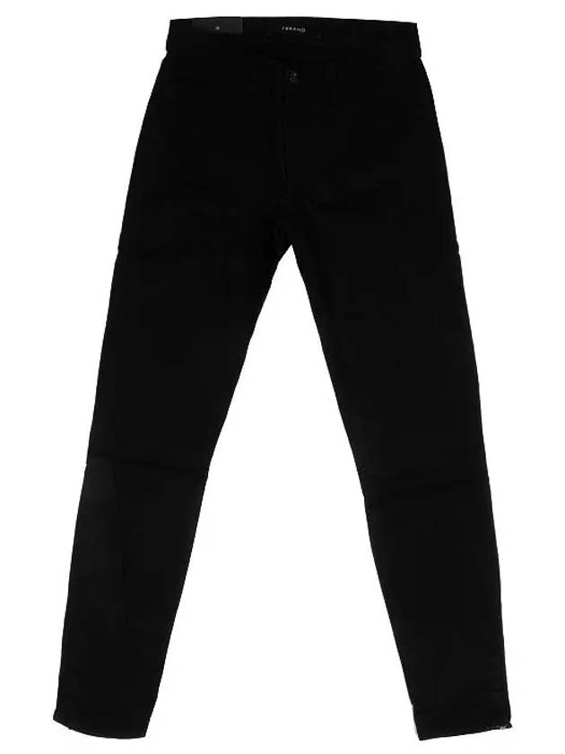 J Brand CROPPED ZIP Zipper crop skinny black 83520K120 - J BRAND - BALAAN 7