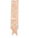 Check Skinny Silk Scarf Pink - BURBERRY - BALAAN 2