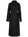 PANFILO Bell Coat Black 69060129 003 - MAX MARA - BALAAN 1