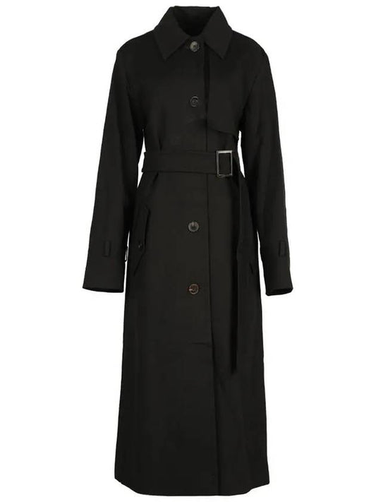 PANFILO Bell Coat Black 69060129 003 - MAX MARA - BALAAN 1