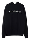 Logo Men's Hoodie ACWMW083 BLACK - A-COLD-WALL - BALAAN 10