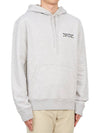 Oars Regular Hoodie Light Grey Melange - MAISON KITSUNE - BALAAN 4