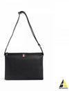 4-Bar Leather Shoulder Bag Black - THOM BROWNE - BALAAN 2