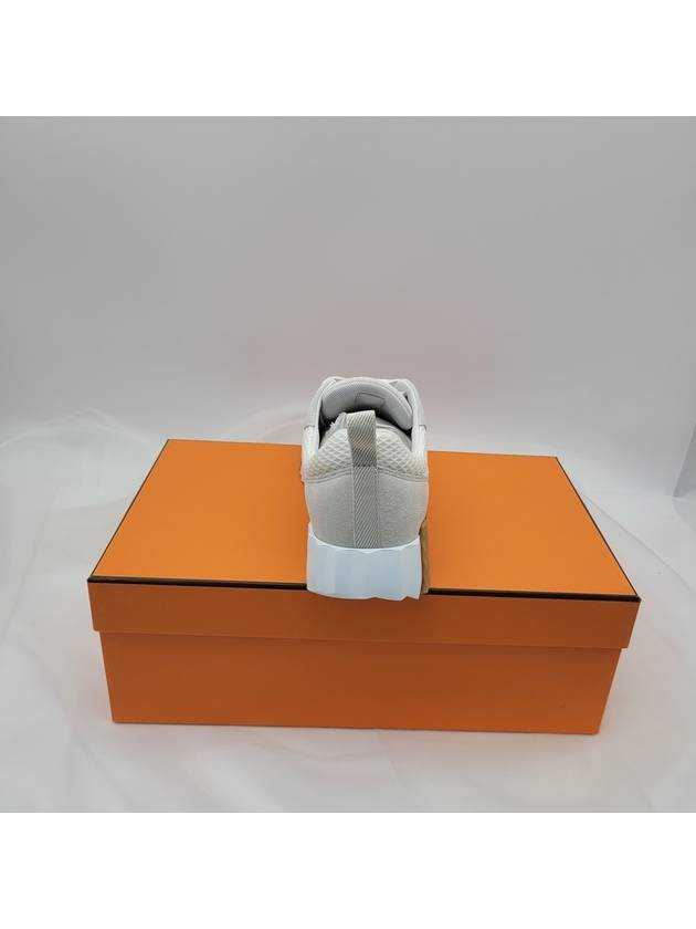 Bouncing Sneakers Blanc Brown Black Logo - HERMES - BALAAN 5