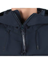 Shell Goggles Down Hooded Jacket Navy - CP COMPANY - BALAAN 7