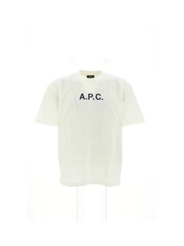 Moran Openwork Short Sleeve T-Shirt White - A.P.C. - BALAAN 2