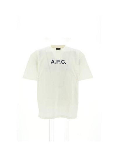 Moran Openwork Short Sleeve T-Shirt White - A.P.C. - BALAAN 2