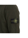 Wappen Patch Button Knit Top Khaki - STONE ISLAND - BALAAN 9