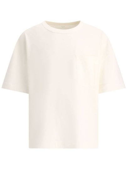 Boxy Short Sleeve T-Shirt Chalk - LEMAIRE - BALAAN 2