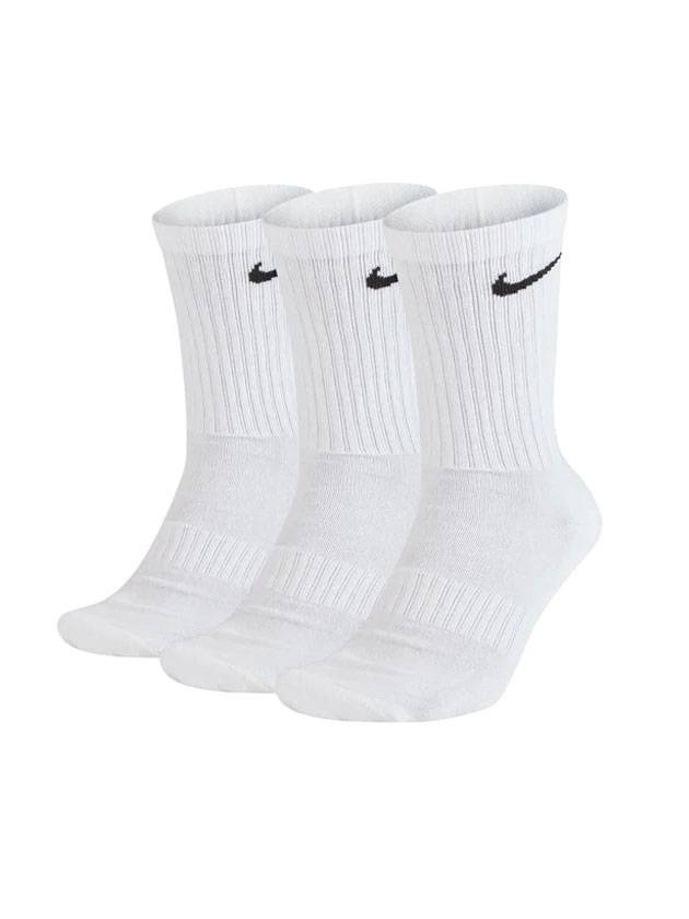 Everyday Cushioned Training Crew Socks 3 Pack White - NIKE - BALAAN 1