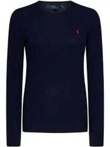 W slim fit cable knit sweater navy 1236525 - POLO RALPH LAUREN - BALAAN 1