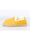 FF fabric espadrille yellow 9 280 - FENDI - BALAAN 5