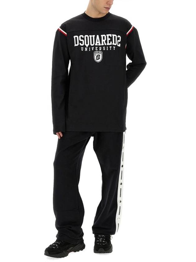 Hooded Sweatshirt S74GD1218 S24658900 BLACK - DSQUARED2 - BALAAN 3