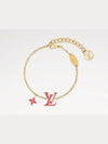 LV Iconic Enamel Bracelet Gold Fuchsia - LOUIS VUITTON - BALAAN 2