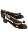 Women's Vara Bow Pumps Black - SALVATORE FERRAGAMO - BALAAN 3