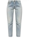 Women's Vintage Boyfriend Jeans Light Blue - SAINT LAURENT - BALAAN 2