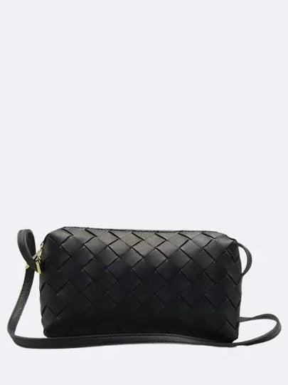 609407 Black Intrecciato Mini Cross Bag - BOTTEGA VENETA - BALAAN 2