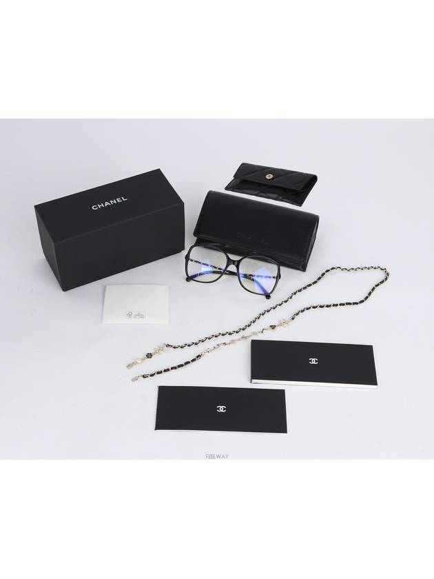 Men s Square Frame Chain Glasses 72445 - CHANEL - BALAAN 7