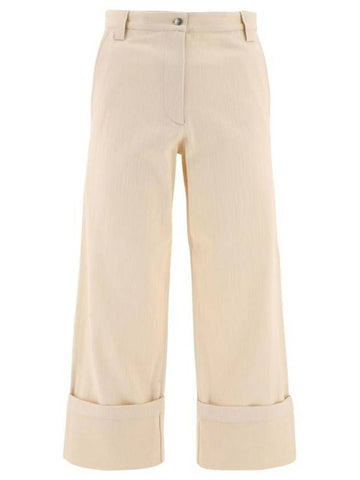 Denim Pants 2A00003 M2338 070 Ivory - MONCLER - BALAAN 1