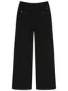 corduroy brushed semi-wide pants OF5013LBBLACK - ONOFF - BALAAN 3