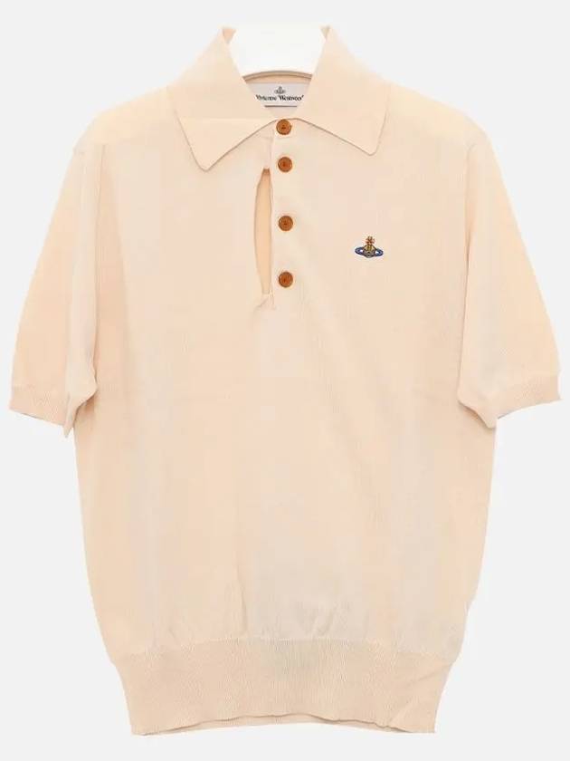 Logo Knit Top Cream - VIVIENNE WESTWOOD - BALAAN 4