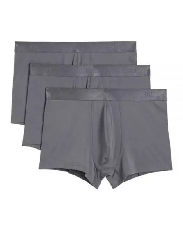 Men's Bridge Lyocell Boxer Panties 3 Pack Grey - J.LINDEBERG - BALAAN 2