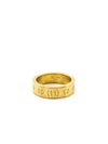 Number Logo Ring Ring Gold Matte - MAISON MARGIELA - BALAAN.