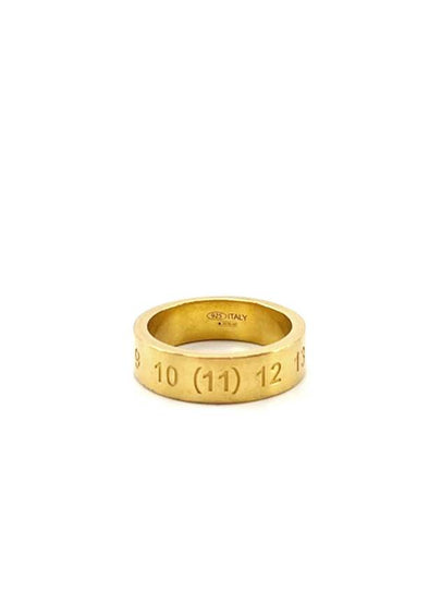 Number Logo Ring Gold Matte - MAISON MARGIELA - BALAAN 2