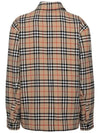 Vintage Check Wool Cotton Over Long Sleeve Shirt Archive Beige - BURBERRY - BALAAN 3