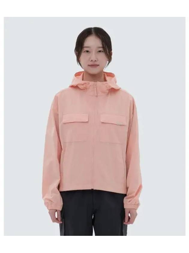 Root Women s Pocket Windbreaker Light Pink S24MWWRB61 - SNOW PEAK - BALAAN 1