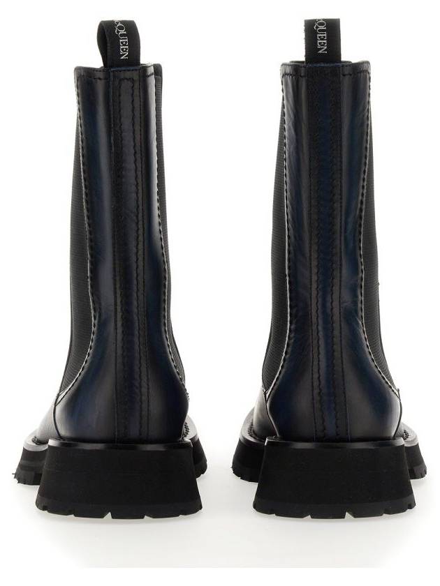 Leather Chelsea Boots Black - ALEXANDER MCQUEEN - BALAAN 5