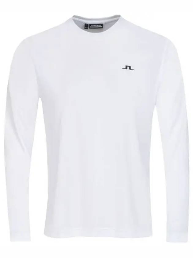 Ade T shirt LS AMJT08912 0000 Men's Ade long sleeve t-shirt - J.LINDEBERG - BALAAN 2