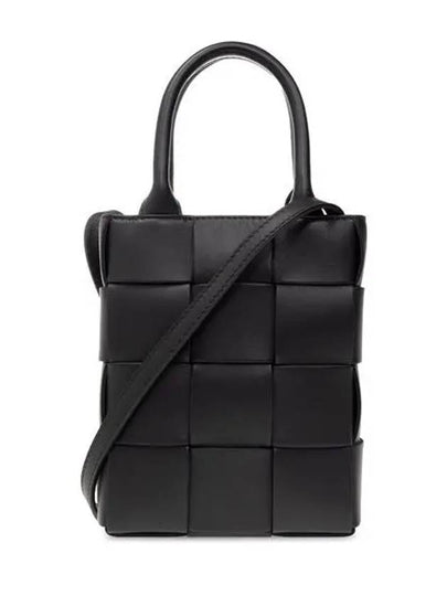 Cassette Mini Tote Black - BOTTEGA VENETA - BALAAN 2