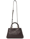 Intrecciato New Roma Tote Bag Brown - BOTTEGA VENETA - BALAAN 8