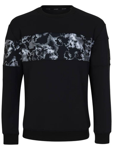 Front sleeve printed border sweatshirt BK - PASSARDI - BALAAN 1