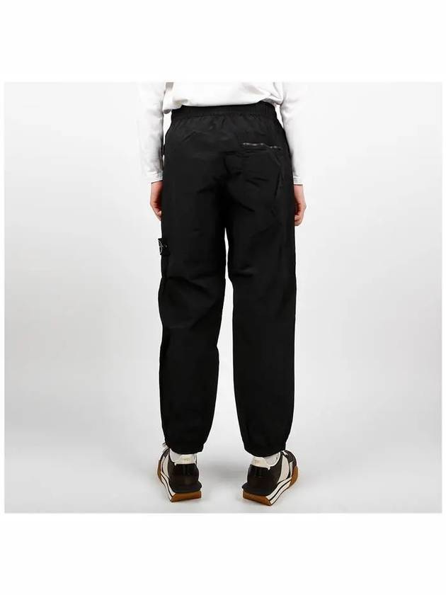 Econyl Regenerated Nylon Baggy Pants Black - STONE ISLAND - BALAAN 5