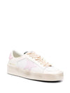 Star Dan Mesh Leather Low Top Sneakers White - GOLDEN GOOSE - BALAAN 4