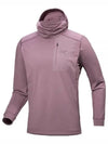 Rho LT Hooded Long Sleeve T-Shirt Pink - ARC'TERYX - BALAAN 2