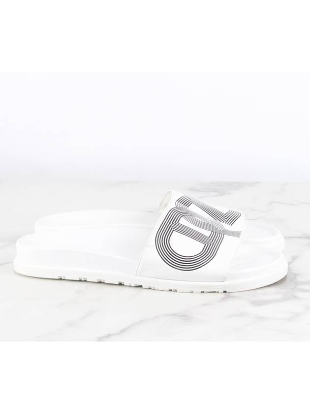 Biarritz slide slippers white 42 270 - HERMES - BALAAN 5