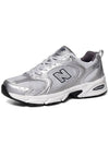 530 Metallic Low Top Sneakers Grey Matter - NEW BALANCE - BALAAN 4