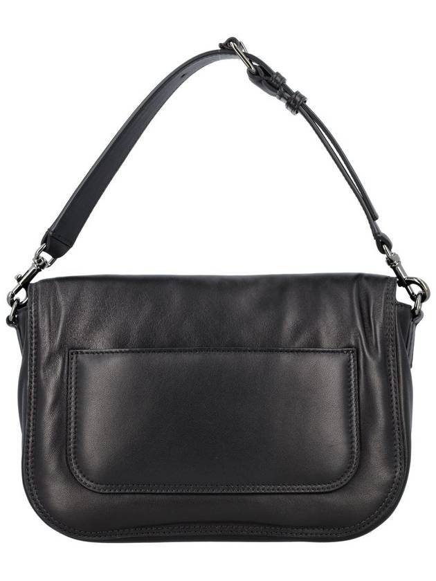 V Logo Signature Foldover Shoulder Bag Black - VALENTINO - BALAAN 5